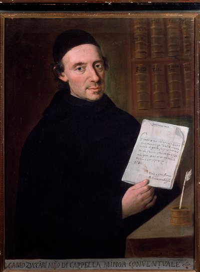 Muotokuva Carlo Zuccarista (1704-1792), italialainen säveltäjä ja viulisti Anonymous. 1700-luvulla. Bologna, kansalaismuseo tekijältä Unknown artist
