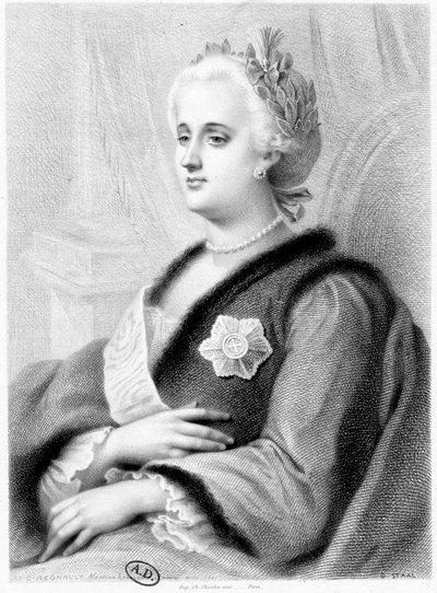 Venäjän Katariina II:n muotokuva tekijältä Unknown artist