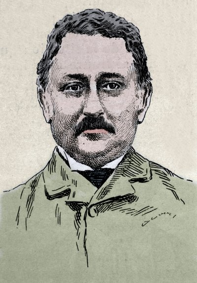 Muotokuva Cecil John Rhodesista (1853-1902), brittiläisestä liikemiehestä ja siirtomaahallinnosta. tekijältä Unknown artist