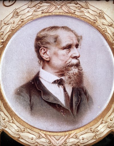 Charles Dickensin (1812-1872) muotokuva. tekijältä Unknown artist