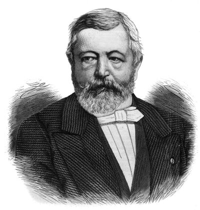 Charles de Kerchoven muotokuva Denterghem (1819-1882), belgialainen insinööri ja liberaali poliitikko tekijältä Unknown artist