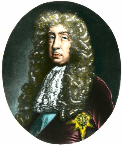 Duke ja kreivi John de Lauderdalen (1616-1682), skotlantilaisen poliitikon muotokuva. Kaiverrus 1800-luvulta, Yksityinen kokoelma tekijältä Unknown artist