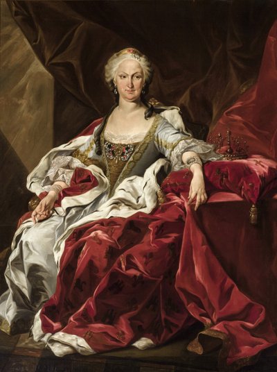 Elisabeth Farnesen (1692-1766) muotokuva tekijältä Unknown artist