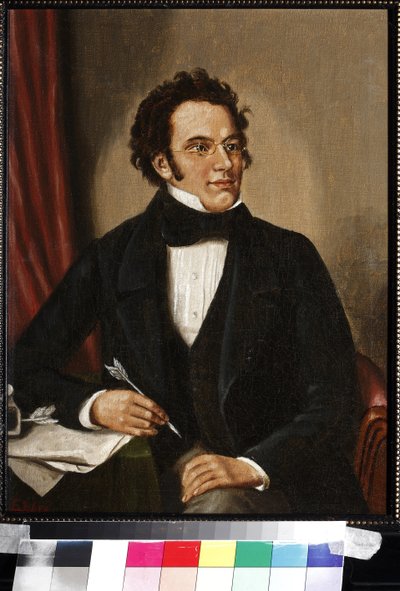 Franz Schubertin muotokuva (öljy kankaalle) tekijältä Unknown artist