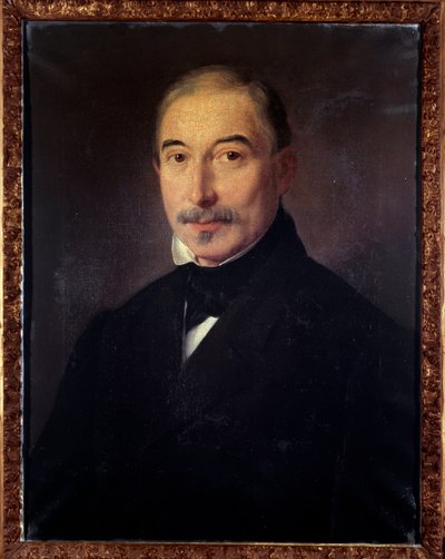 Italian käyrätorvensoittajan Gaetan Brizzin muotokuva (maalaus tekijältä Unknown artist