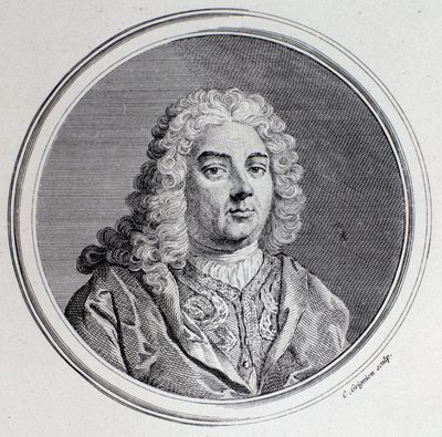 Georg Friedrich Händelin muotokuva (kaiverrus) tekijältä Unknown artist