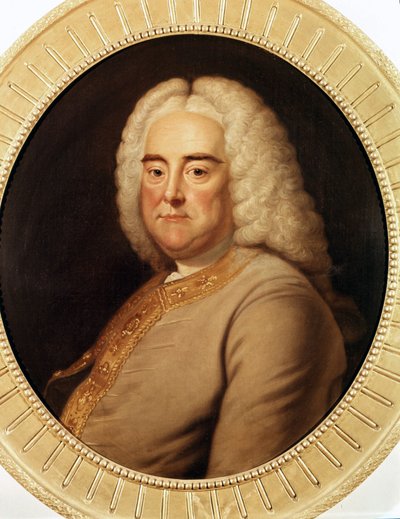 George Frederick Händelin muotokuva (Georg Friedrich Handel tekijältä Unknown artist