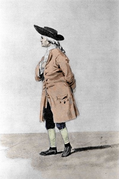 Henry Cavendishin (1731-1810), englantilaisen filosofin ja kemistin muotokuva. Litografia, noin 1851. tekijältä Unknown artist