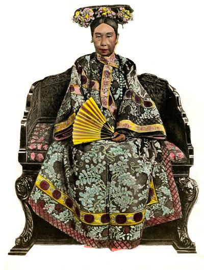 Muotokuva impressistä Kiinasta Tseu Hi (1834 -1908) Cixi (tai Ts