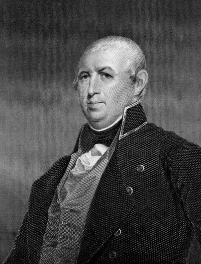 Muotokuva Isaac Shelbystä (1750-1826), amerikkalainen sotilas ja pioneeri. tekijältä Unknown artist