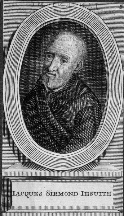 Muotokuva Jacques Sirmondista, jesuiitasta - n.d. tekijältä Unknown artist