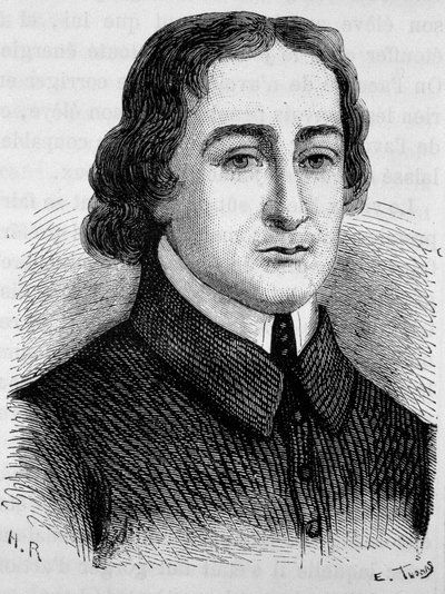 Muotokuva Jean Baptiste (Jean-Baptiste) Massillonista (1663 - 1742). Kaiverrus 1800-luvun lopusta H. Martinin teokseen "Histoire de France". tekijältä Unknown artist