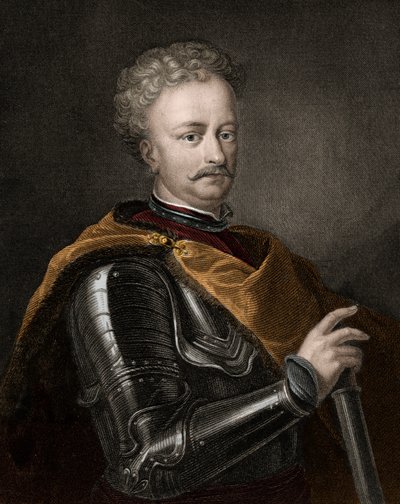 Puolan kuninkaan Johannes III Sobieski (1629-1696) muotokuva - John Sobieski III tekijältä Unknown artist
