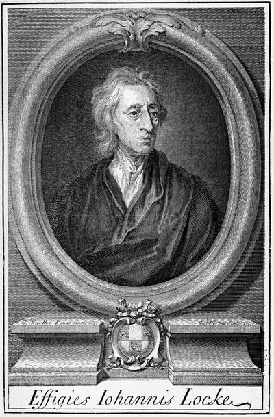 John Locken (1632 - 1704), englantilaisen filosofin muotokuva. tekijältä Unknown artist