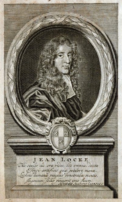 John Locken (1632 - 1704), englantilaisen filosofin muotokuva. tekijältä Unknown artist
