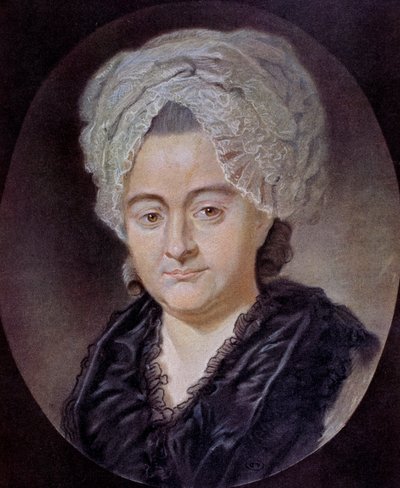 Katharina Elisabeth Textorin muotokuva (piirustus) tekijältä Unknown artist