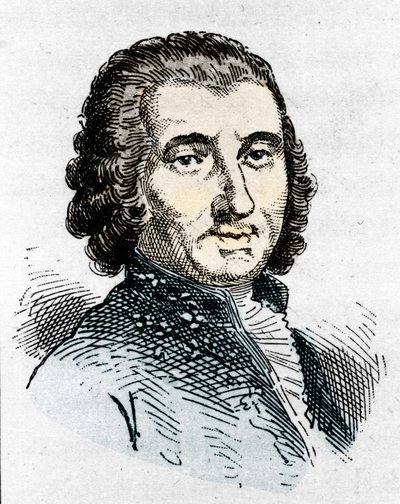 Luigi Boccherinin muotokuva. (1743 - 1805). italialainen säveltäjä. tekijältä Unknown artist