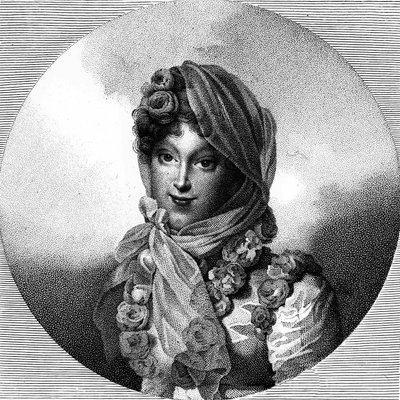 Muotokuva Marie Louise de Habsburgista Lorraine Ranskan keisarinnasta (Wien tekijältä Unknown artist