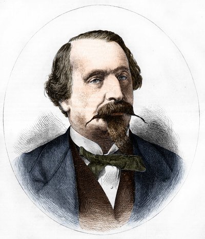 Ranskan keisarin Napoleon III:n (1808-1873) muotokuva. tekijältä Unknown artist