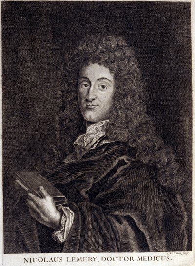 Muotokuva Nicolas Lemerystä (1645 - 1715), ranskalaisesta apteekista ja kemististä. tekijältä Unknown artist