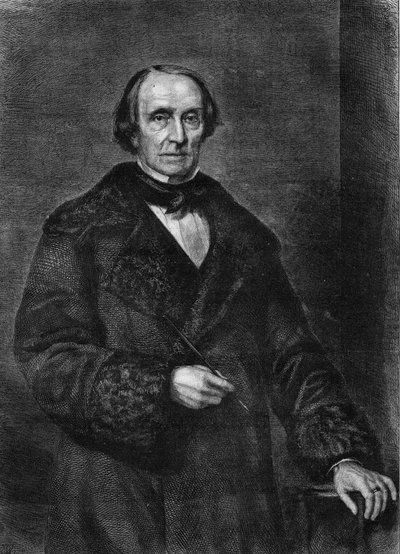 Portrait of Peter von Cornelius, saksalainen taidemaalari 1783–1867). tekijältä Unknown artist