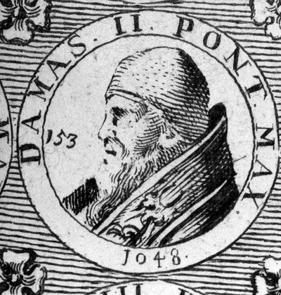 Paavi Damaskos II:n (kuollut 1048) muotokuva. tekijältä Unknown artist