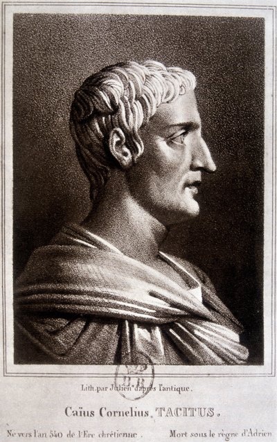 Publius Cornelius Tacitus Tacituksen muotokuva, roomalainen historioitsija (v.56 -v.120). tekijältä Unknown artist