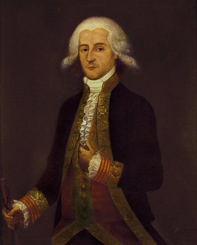 Muotokuva espanjalaisesta merimiehestä ja sotilaasta Federico Carlos Gravinasta (1756-1836), 1700-luvun loppu - 1800-luku (öljy kankaalle). tekijältä Unknown artist