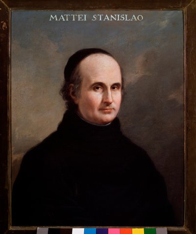 Muotokuva Stanislao Mattei (1750-1825) italialainen säveltäjä Anonymous maalaus. 1700-luvun Bologna, kansalaismusiikkimuseo tekijältä Unknown artist