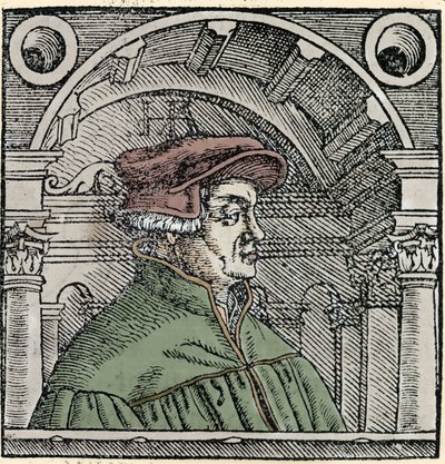 Ulrich Zwinglin (1484 - 1531), sveitsiläisen uskonnonuudistajan muotokuva. tekijältä Unknown artist