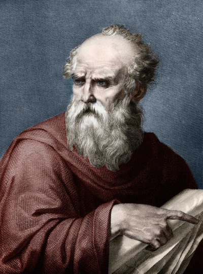 Vitruviuksen muotokuva (Marcus Vitruvius Pollo) Roomalainen arkkitehti, joka asui 1. vuosisadalla eKr. tekijältä Unknown artist