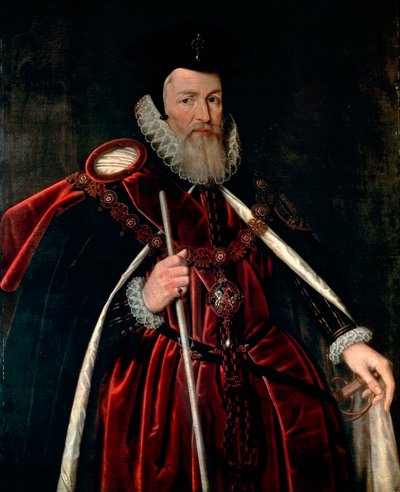 Muotokuva William Cecil Baron Burghleysta tekijältä Unknown artist