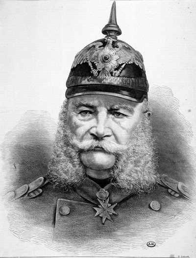 Preussin kuninkaan ja Saksan keisarin (1797-1888) William Friederich Ludwig 1:n muotokuva. tekijältä Unknown artist