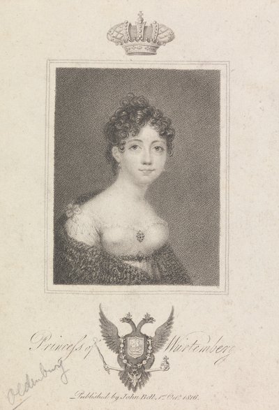 Württembergin prinsessa tekijältä Unknown artist