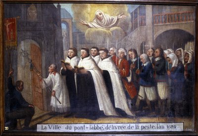 Kulkue vuonna 1632 rutosta vapautuneen Pont-l