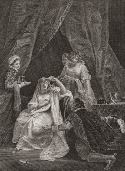 Kuningatar Elisabet I ja Sussexin jaarli. (painettu) tekijältä Unknown artist