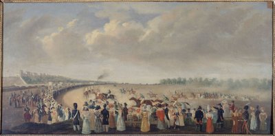 Champ-de-Marsin kilpailut, nykyinen 8. kaupunginosa, noin 1830, vuosien 1801 ja 1900 välillä (öljy kankaalle). tekijältä Unknown artist