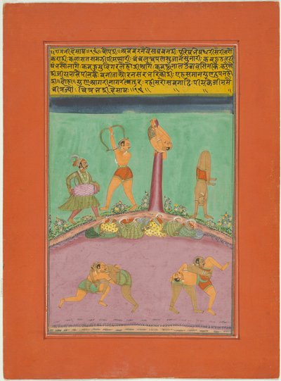 Ragini Desakh, sivu Jaipur Ragamala-sarjasta tekijältä Unknown artist
