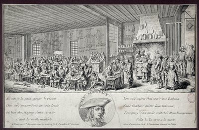 Ramponaux taverna Tämän suositun kabareen perusti Jean Ramponaux (Ramponneau tai Ramponeau tekijältä Unknown artist