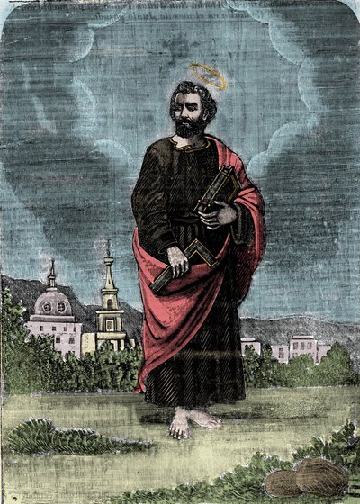 Edustus apostoli Saint Judesta tai Jude Thaddeesta. tekijältä Unknown artist