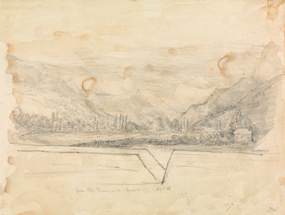 Paisagem rural com montanhas ao longefinlandês tekijältä Unknown artist