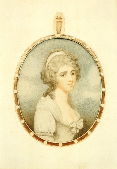 STORACE, Ann (Nancy) (1765-1817) Englantilainen sopraano tekijältä Unknown artist
