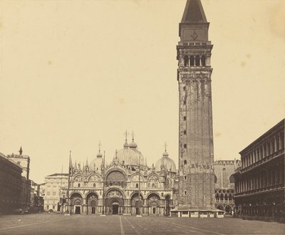 [Pyhän Markuksen basilika ja Campanile] tekijältä Unknown artist