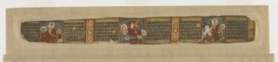 Kohtauksia Buddhan elämästä <em>Prajna-paramita</em>-käsikirjoituksesta tekijältä Unknown artist