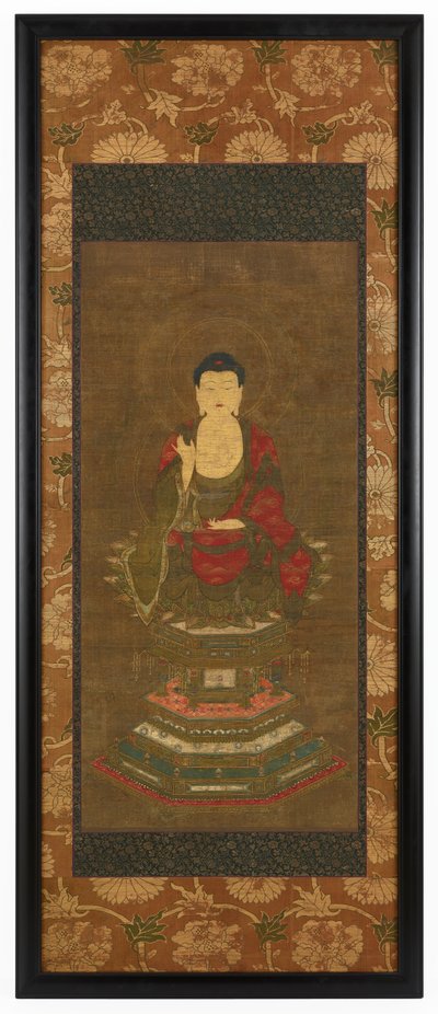 Shakyamuni saarnaamassa tekijältä Unknown artist