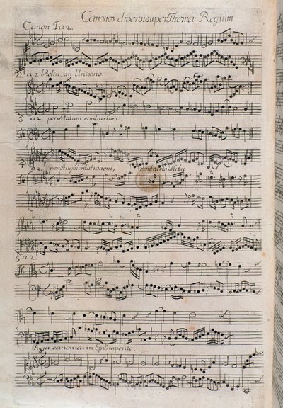 Johann Sebastian Bachin nuotit (1700-luku) tekijältä Unknown artist