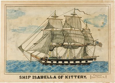Laiva Isabella of Kittery tekijältä Unknown artist
