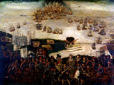 Espanjan Armada Dyptich tekijältä Unknown artist