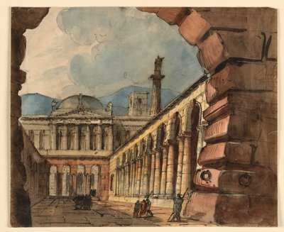 Lavastus, Palatsin ulkopuoli tekijältä Unknown artist