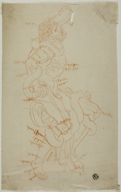 Tutkimus Laocoon-veistoksen jälkeen tekijältä Unknown artist